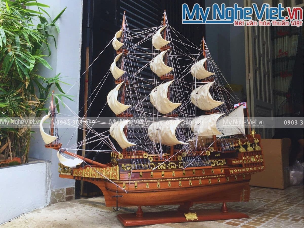 Sovereign Of The Seas 47-Inch Wooden Model | Golden Age Naval Architecture