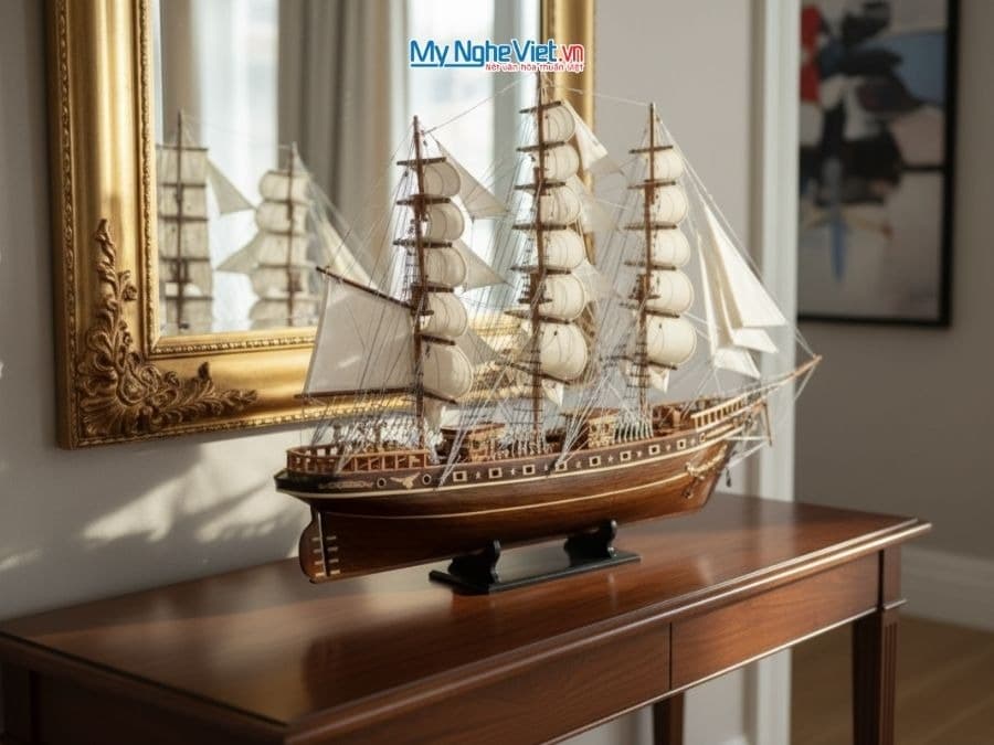Cutty Sark 48-Inch Handcrafted Wooden Model | Iconic 19th Century Clipper