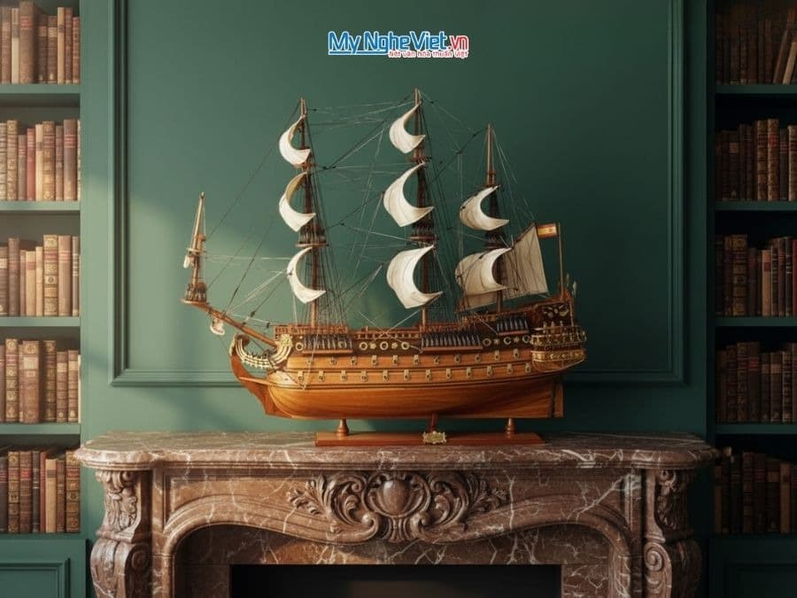 San Felipe 47-Inch Wooden Warship Model | Museum-Quality Naval Architecture